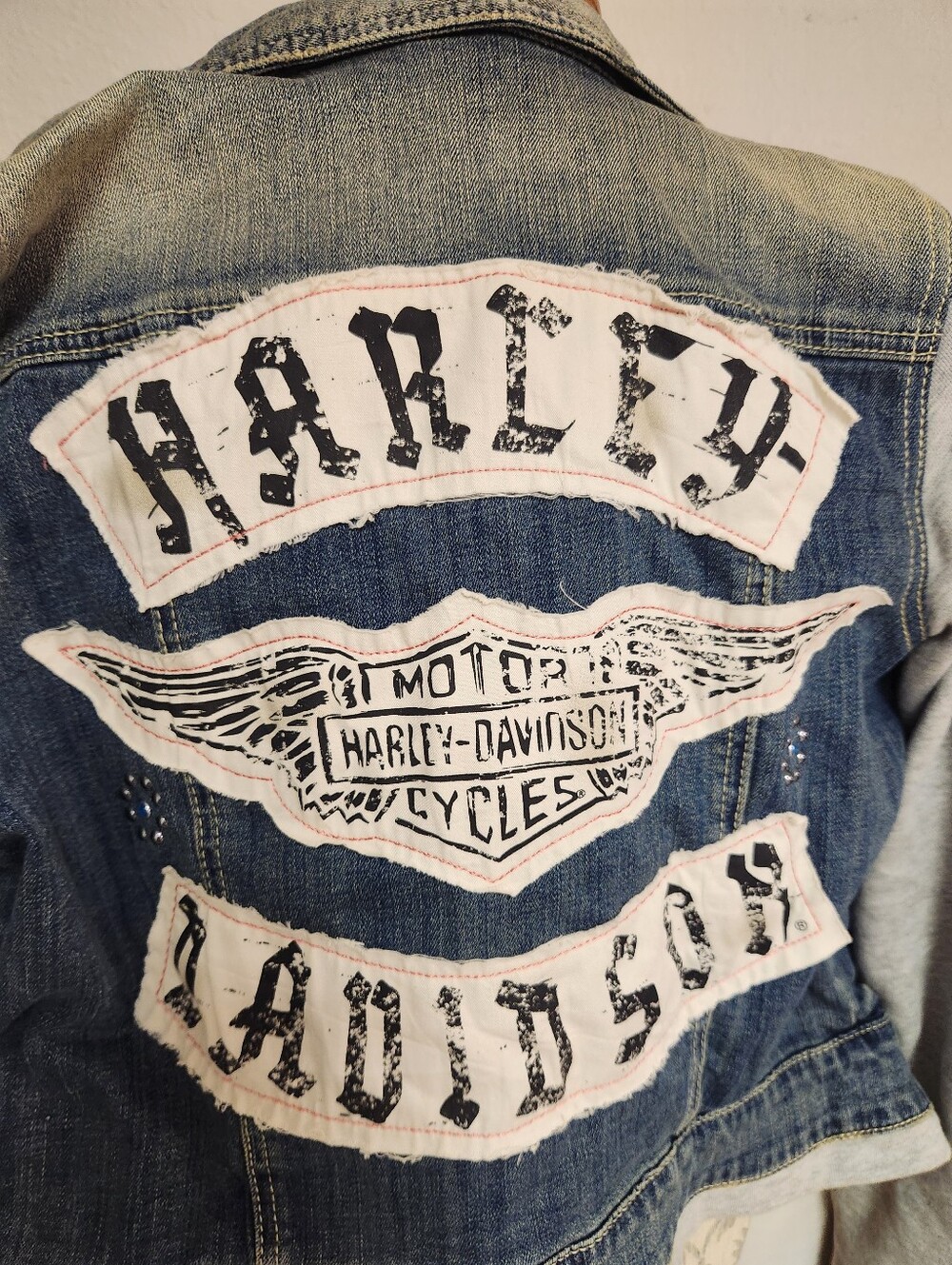 Harley Davidson denim jacket - Picture 2 of 11